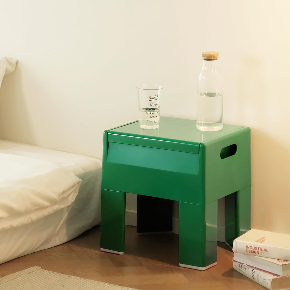 Colorful ABS Plastic Nightstand Detachable Storage Side Table Stool