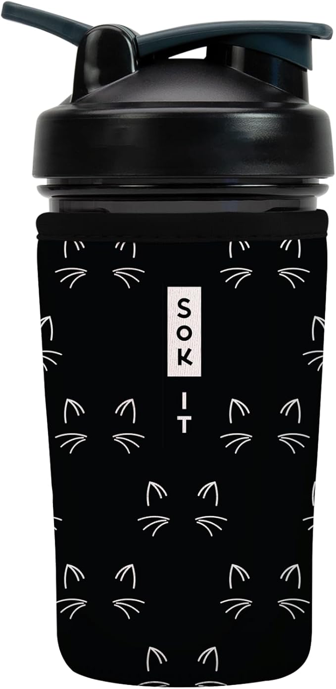 Sok It BotlSok Protein Blender Shaker Bottle Sleeve Insulated Neoprene Cover by SokIt