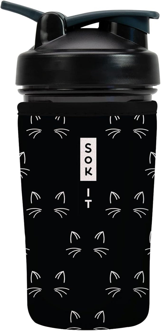 Sok It BotlSok Protein Blender Shaker Bottle Sleeve Insulated Neoprene Cover by SokIt