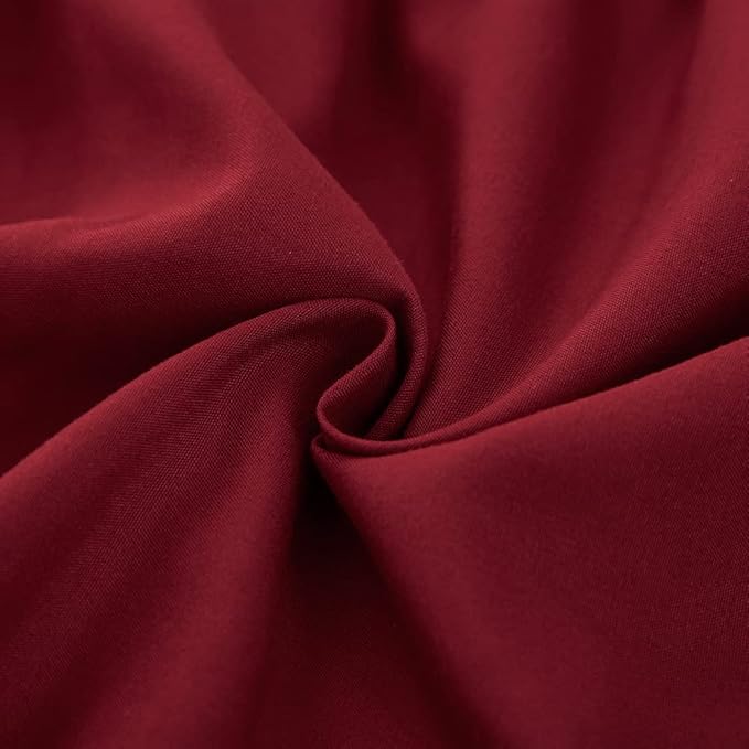 MEILA Wrap Around Bed Skirt Three Fabric Sides Elastic Dust Ruffled 14 Inch - Image 5