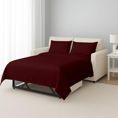 Shreem Linen Luxury Queen Sleeper Sofa Bed Sheet Set, 100% Egyptian Cotton by SHREEM+LINEN