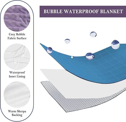 Waterproof Blanket for Bed Couch Sofa Car, Soft Leakproof Dog Blanket - Image 2