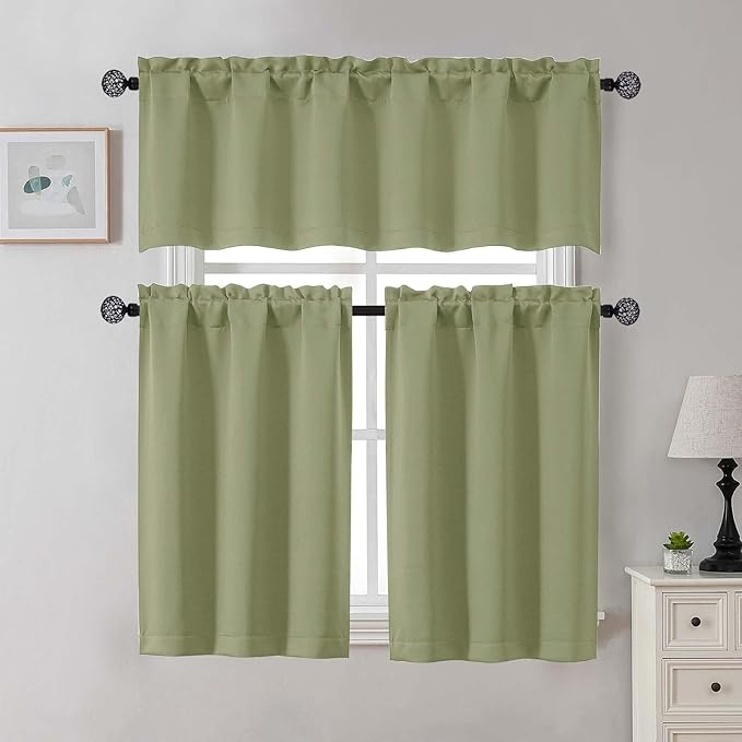 Gwine Sage Green Blackout Curtains - Image 2