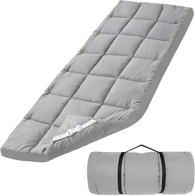 Cot Mattress Topper, Foam Quilted Pads - Image 3