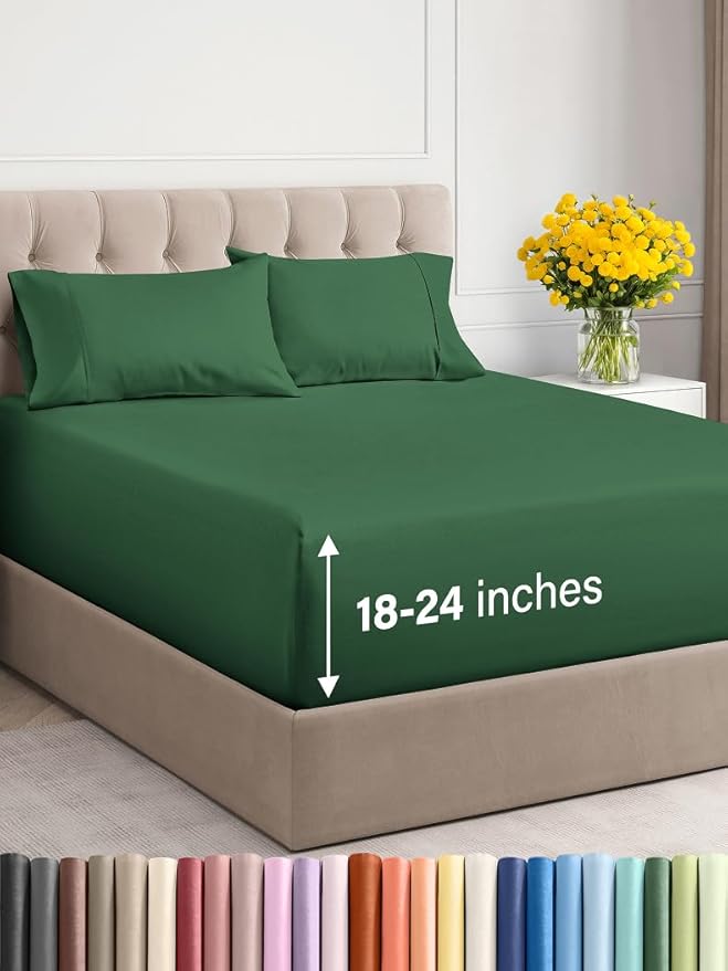 Extra Deep Twin Sheet Set by CGKUnlimited