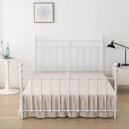 Bed Skirt Twin Size, Ruffled Bed Skirts - Image 3