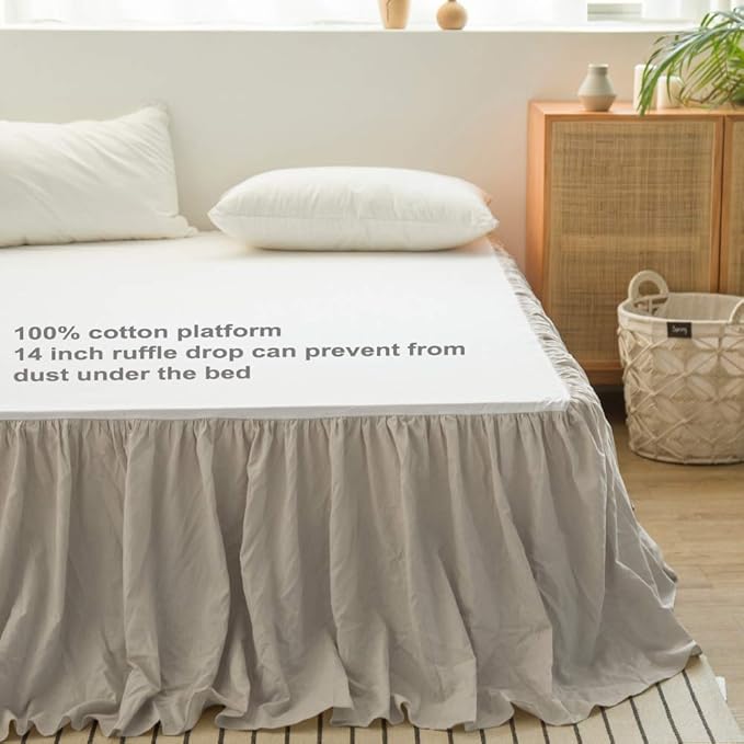 Simple&Opulence Belgian Linen Bed Skirt - Image 2