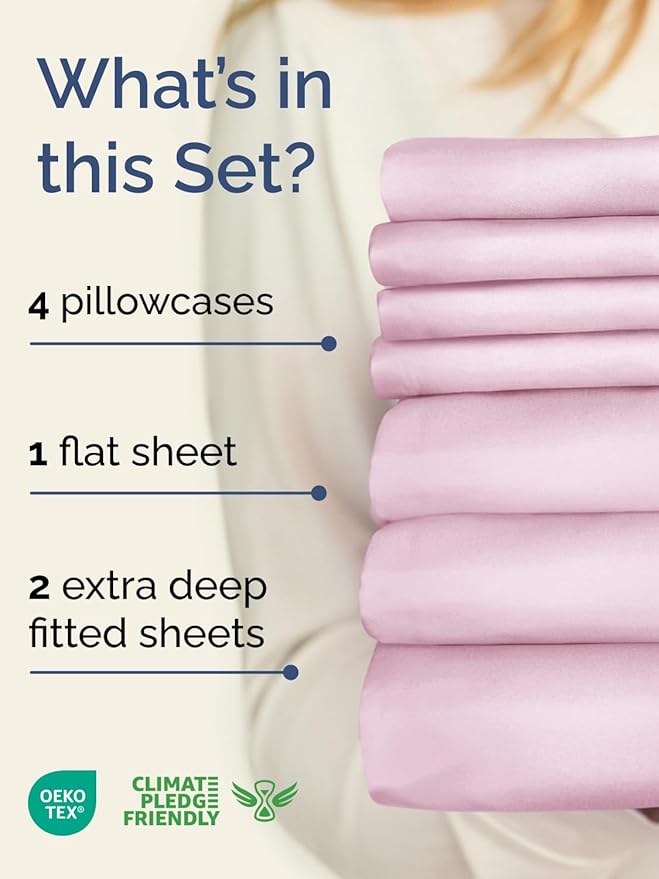 Extra Deep Split King Sheet Set - Image 2