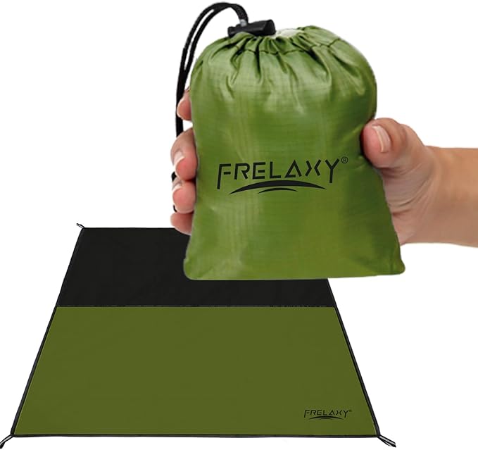 Frelaxy Pocket Picnic Blanket, Waterproof Sandproof Beach Mat, Compact Camping by Frelaxy