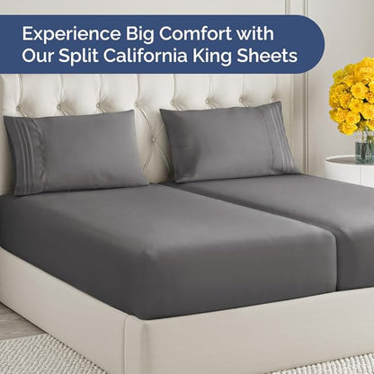 Split California King Bed Sheet Set - Image 4