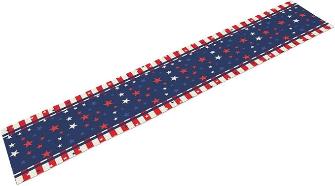 4th of July Table Runner, America Stars Stripes Patriotic Independence Memorial - Image 7