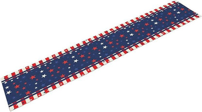 4th of July Table Runner, America Stars Stripes Patriotic Independence Memorial - Image 7
