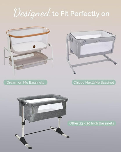 Bedside Sleeper Bassinet Fitted Sheets 33x20 - Image 2
