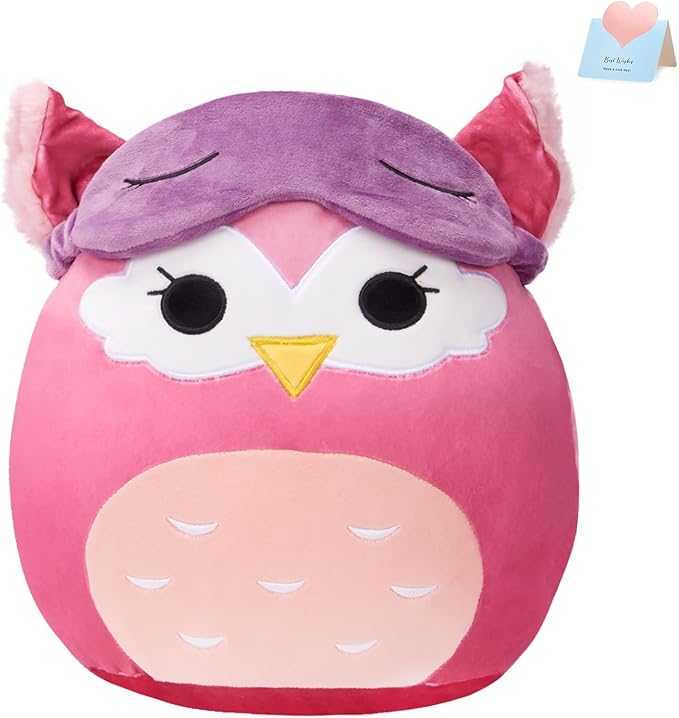 BSTAOFY Cute Owl Soft Plush Pillow by Bstaofy