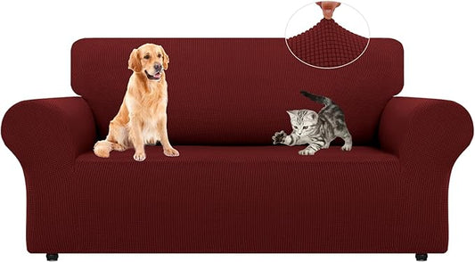 LURKA Stretch Loveseat Sofa Slipcovers 1 Piece Couch Covers by LURKA