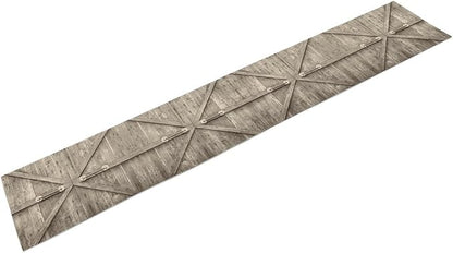 Rustic Wood Bar Door Table Runner, Rustic Country Retro Farmhouse Village Plank - Image 6