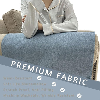 Couch Arm Covers, Anti-Slip Sofa Armrest Cover - Image 5