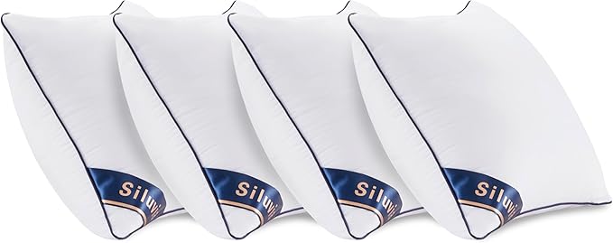 Siluvia Decorative 18x18 Pillow Inserts Set of 4 - Image 4