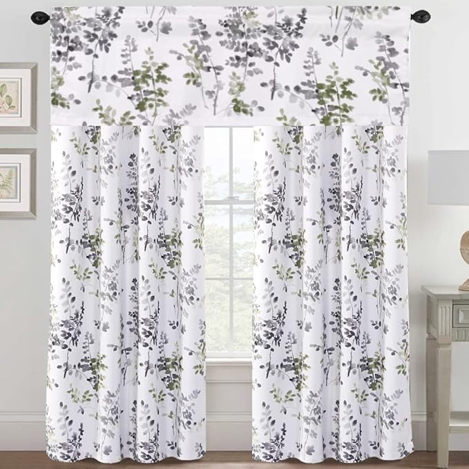 H.VERSAILTEX Valance for Kitchen Windows/Bathroom/Living Room/Bedroom Blackout - Image 7