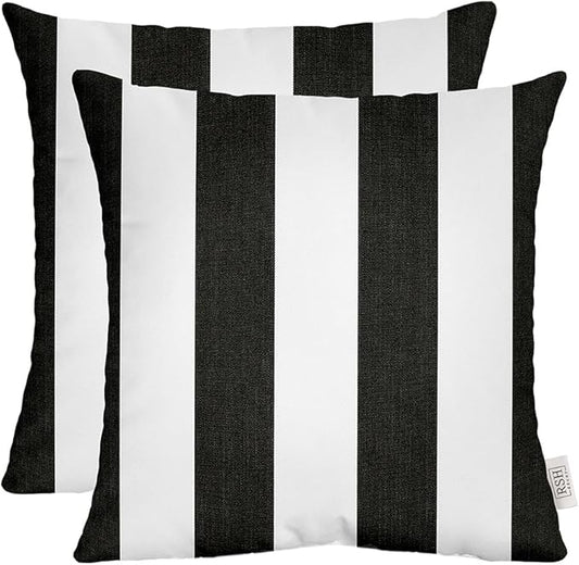 RSH DECOR: Sunbrella Square Throw Pillows Set of 2 | 17" x 17" | Water and by RSHDECOR