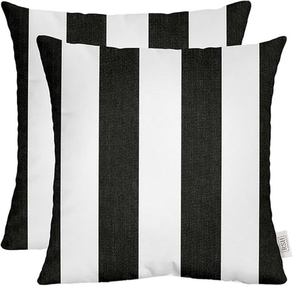 RSH DECOR: Sunbrella Square Throw Pillows Set of 2 | 24" x 24" | Water and by RSHDECOR