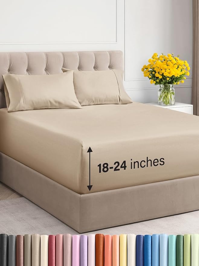 Extra Deep Twin Sheet Set by CGKUnlimited