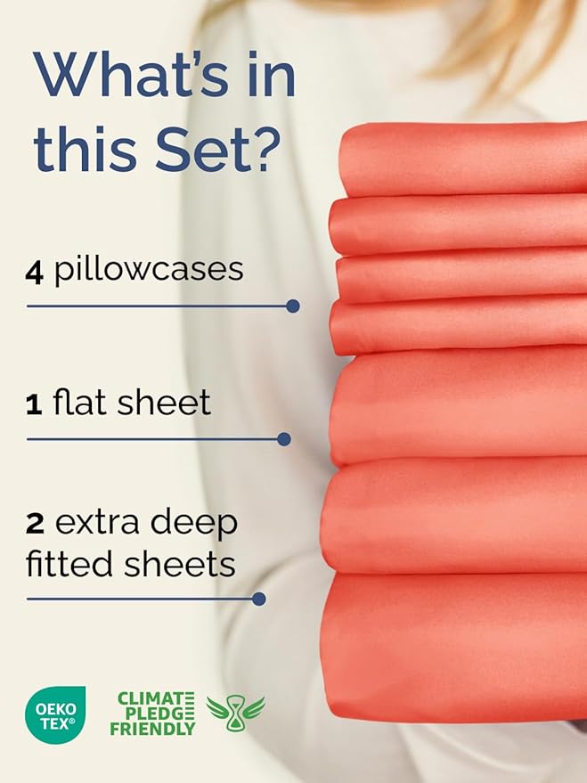 Extra Deep Split King Sheet Set - Image 2