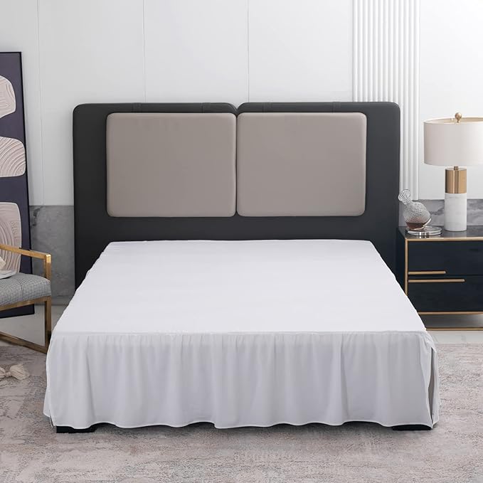 TSUTOMI Bed Skirt King Size Ruffled Bed Skirt by TSUTOMI