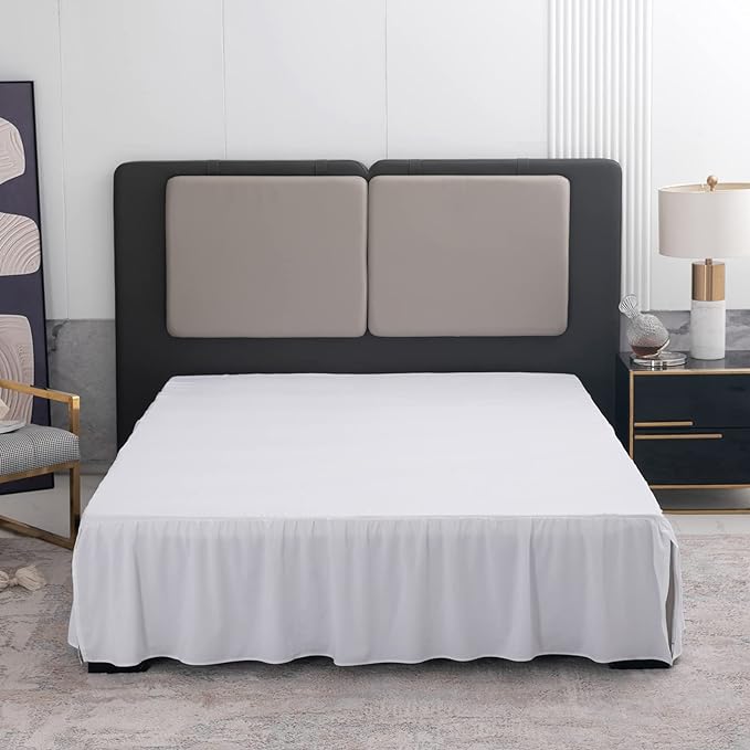 TSUTOMI Bed Skirt Queen Size Ruffled Bed Skirt by TSUTOMI