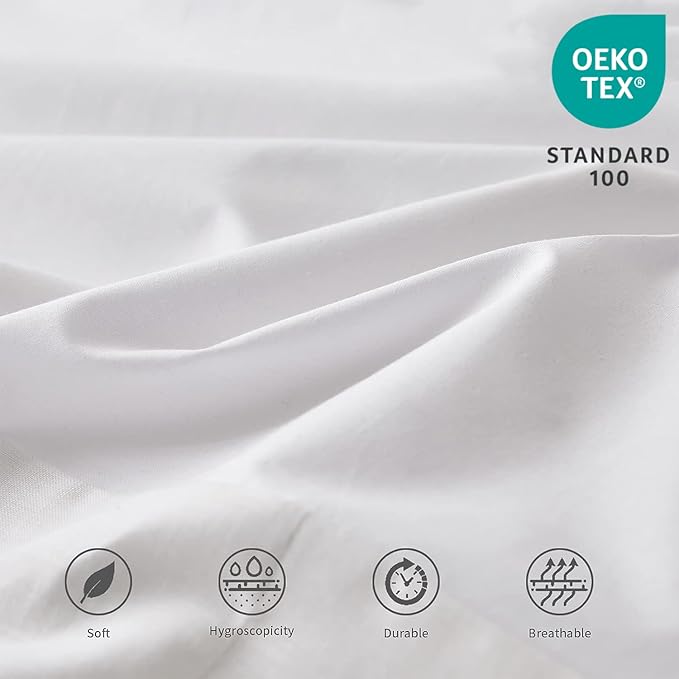 BISELINA French Linen Bed Skirt Split Corner - Image 2
