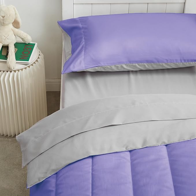 UOZZI BEDDING 4 Pieces Toddler Bedding Set Ultra Soft and Breathable Toddler - Image 5