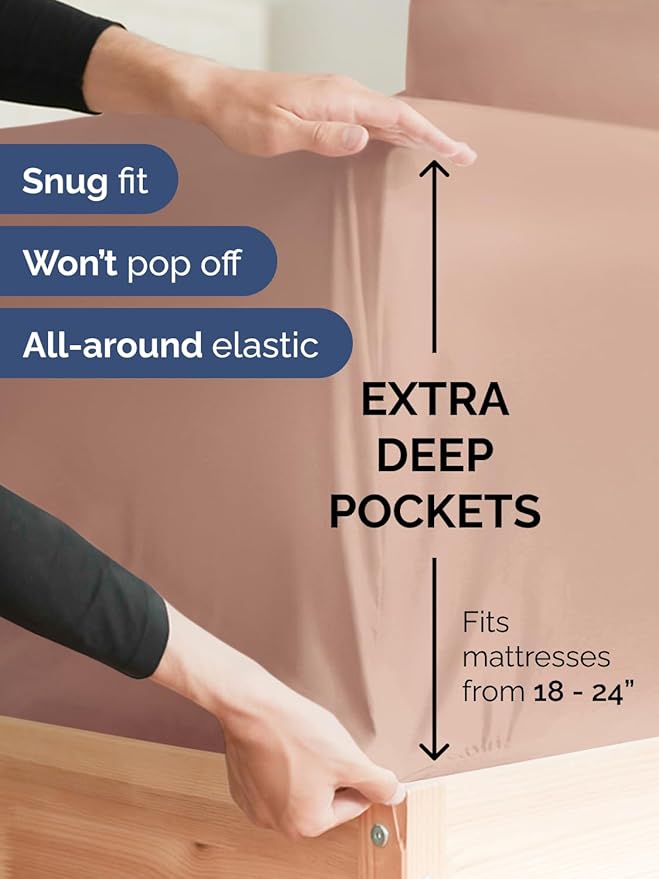 Extra Deep Pocket Twin Sheets - Image 3