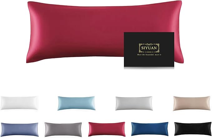 Mulberry Silk Pillowcase for Hair and Skin, Cooling Silk Pillow Case by SIYUAN