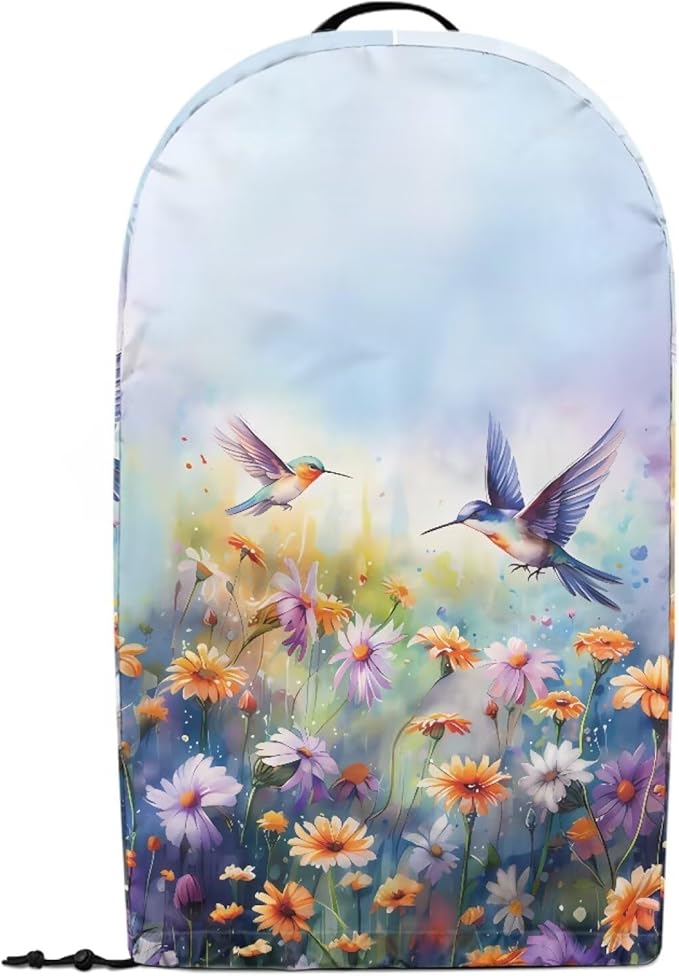 Hummingbird Daisy Purple Blender Cover Kitchen Appliance Anti Fingerprint Dust - Image 2