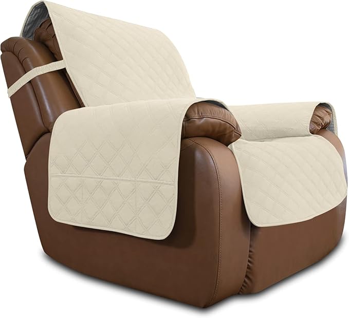 Easy-Going Sofa Slipcover Waterproof Oversized Recliner Chair Cover Non-Slip by Easy-Going