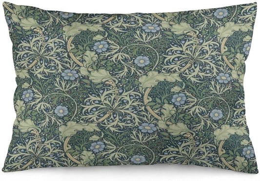 Vintage Victorian Classic Floral William Morris Throw Pillow Covers 12x20 Inch by Unknown