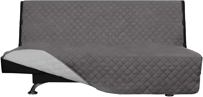 Easy-Going Futon Sofa Slipcover Reversible Armless, Furniture Protector Couch by Easy-Going