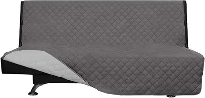 Easy-Going Futon Sofa Slipcover Reversible Armless, Furniture Protector Couch by Easy-Going