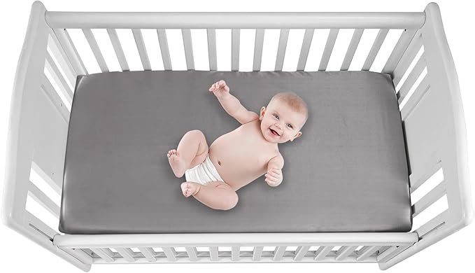2 Pack Silk Crib Sheets for Baby - Image 3