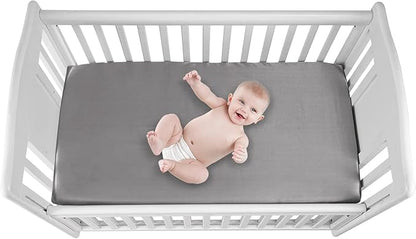 2 Pack Silk Crib Sheets for Baby - Image 3