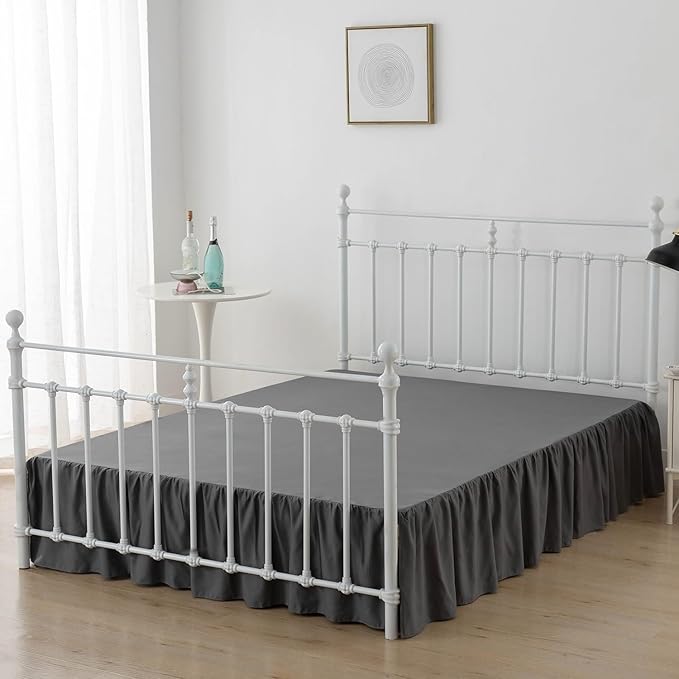 Bed Skirt Queen Size Ruffled Bed Skirt - Image 3