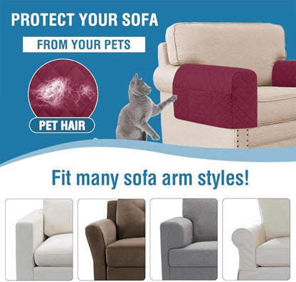 2 Pack Water Resistant Armrest Covers - Image 6
