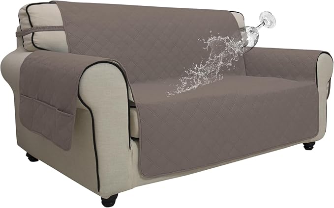 Easy-Going Waterproof Oversized Loveseat Covers Leakproof Couch Cover by Easy-Going