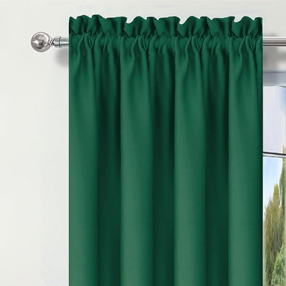 Hunter Green Valance for Bedroom Living Room Curtain Valance for Window - Image 6