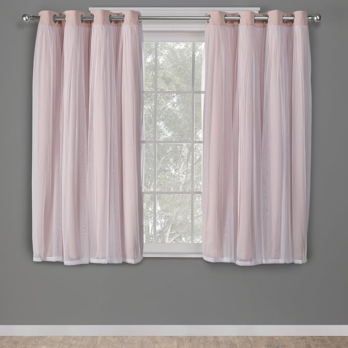 TOWN & COUNTRY LUXE Talia Double Layer Indoor Curtains, Sheer and Room by TOWN+%26+COUNTRY+LUXE