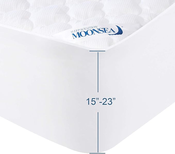 Twin XL Air Mattress Topper, Mattress Topper Twin XL Mattress Pad, Super Soft - Image 4