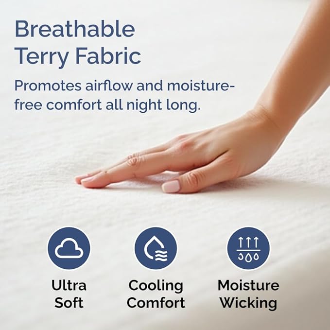 100% Waterproof Mattress Protector Or Your Money Back Cal King Size-Premium - Image 7