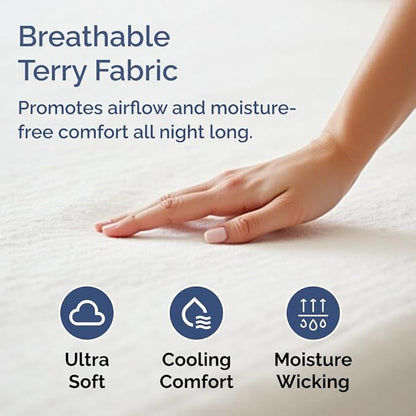 100% Waterproof Mattress Protector Or Your Money Back Cal King Size-Premium - Image 7