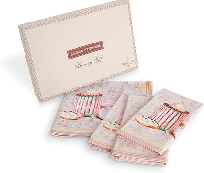 Maison d' Hermine Napkins 100% Combed Cotton Premium Set of 4 Decorative Cloth by MaisondHermine