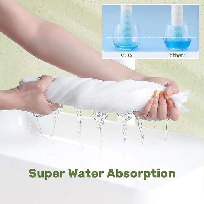 Disposable Bath Towels, 25 Pack 55" x 27.5" Ultra-Soft and Quick Dry Bath Towel - Image 4